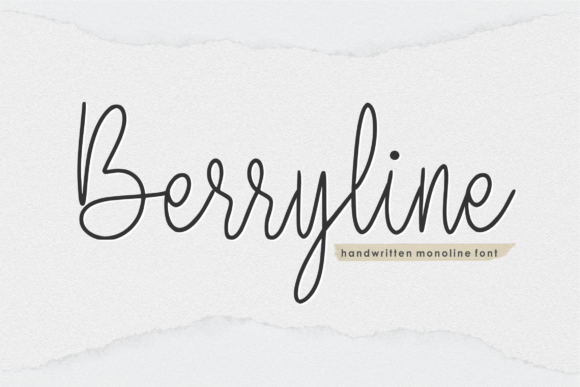 Berryline: The Handwritten Font That Sparks Creativity