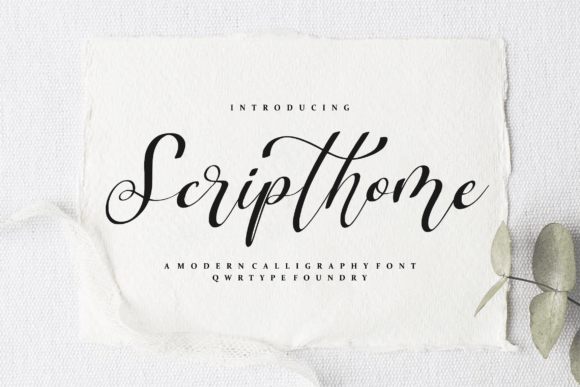 Scripthome Font — Modern Handwritten Typography That Works